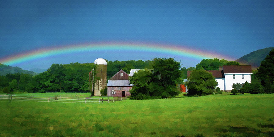 Under the Rainbow Digital Art by Monroe Payne