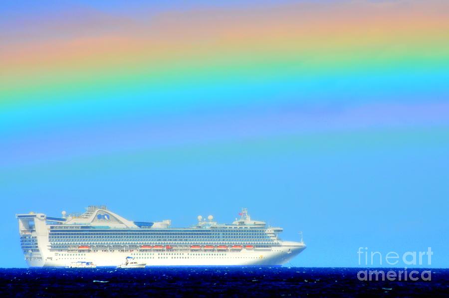 Under The Rainbow Photograph by Richard Omura