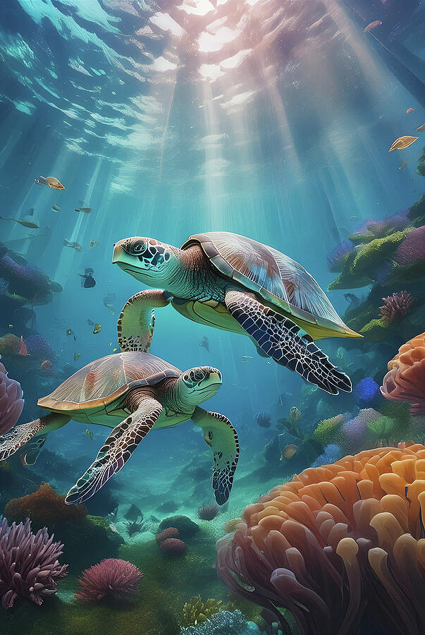 Serene Photograph - Under The Sea #5 by Pete Federico Serene Photograph - Under The Sea #5 by Pete Federico