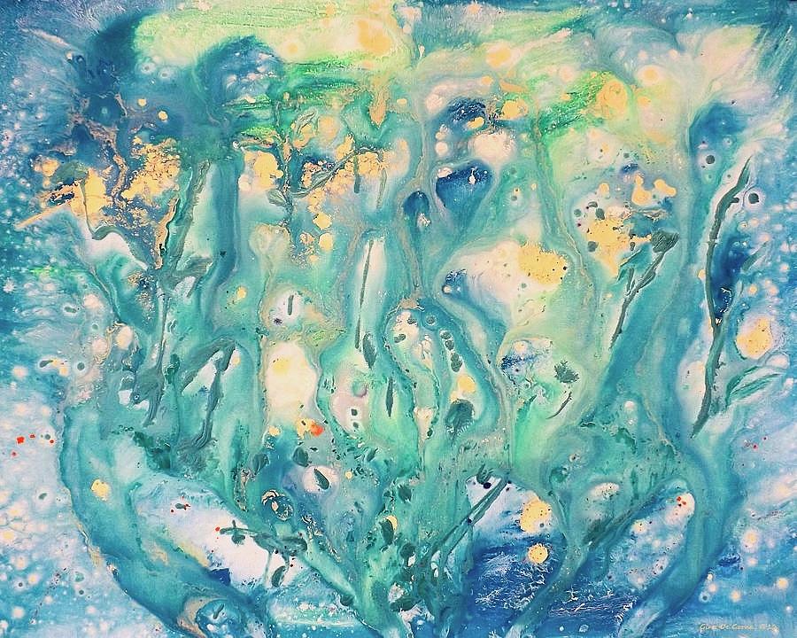 Under the Sea Painting by Gina De Gorna