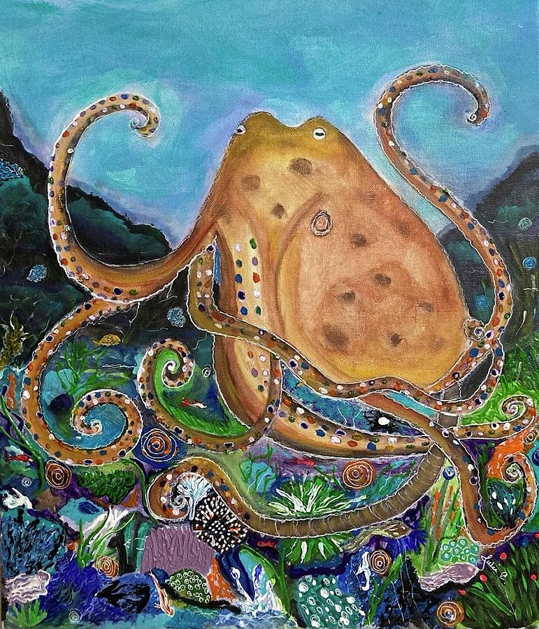 Under the Sea Painting by Julie Crisan