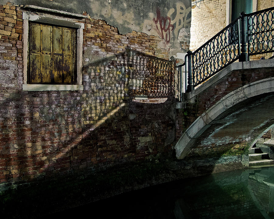 Under the shadow of a Venetian bridge Photograph by Eyes Of CC