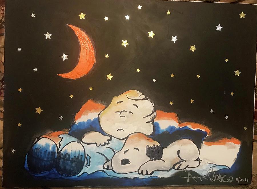 Under the Stars Painting by Angie ONeal