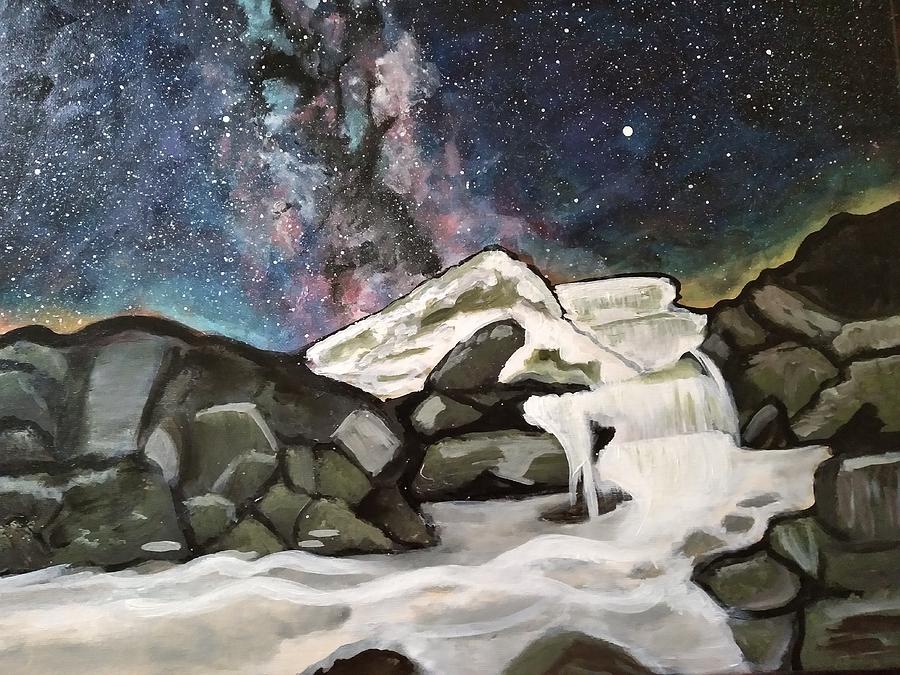 Under the Stars, We Loved Painting by Barbara Fincher