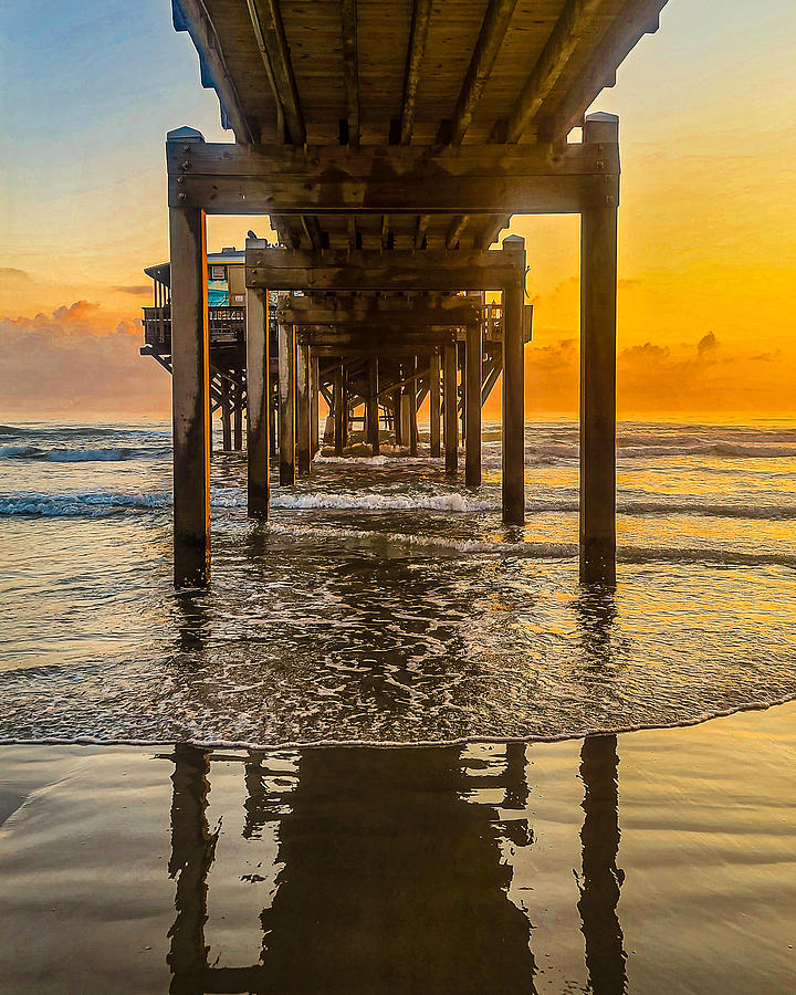 Under the Sunglow Pier Photograph by Danny Mongosa