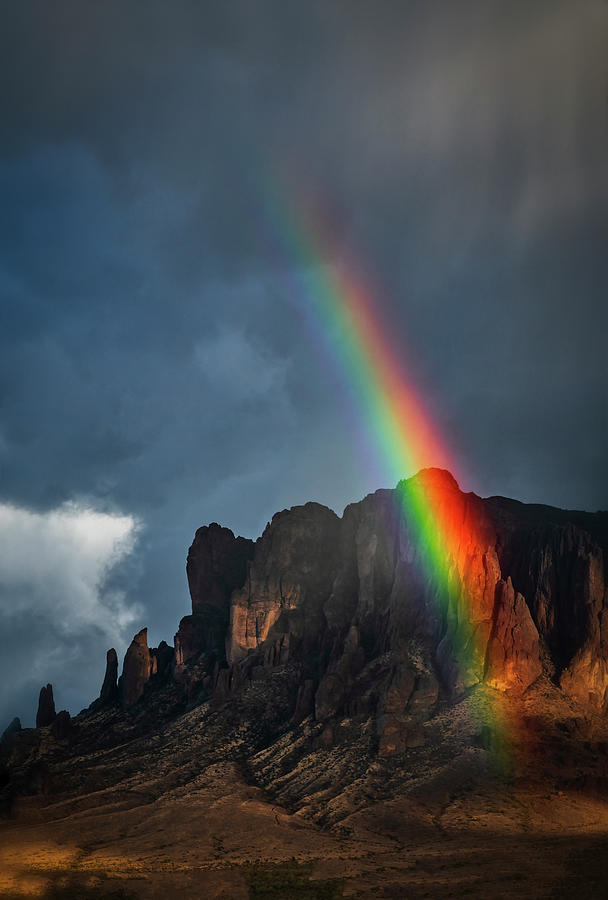 Under The Supes Rainbow  Photograph by Saija Lehtonen
