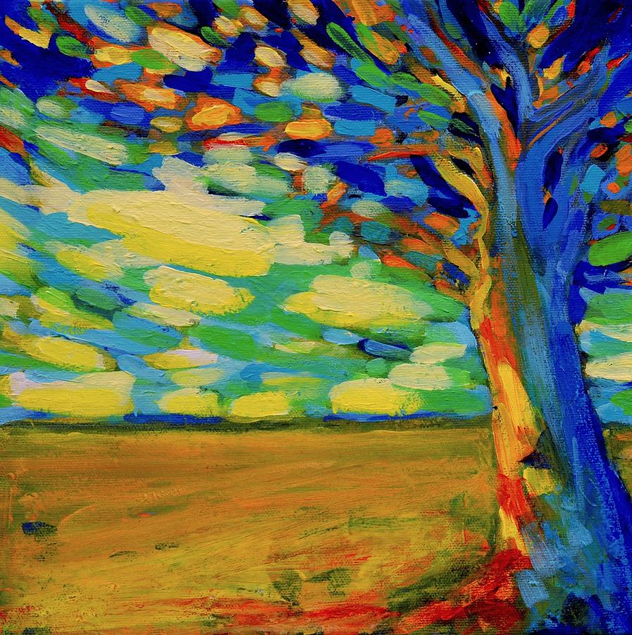 Landscape painting trees Painting by Marysue Ryan