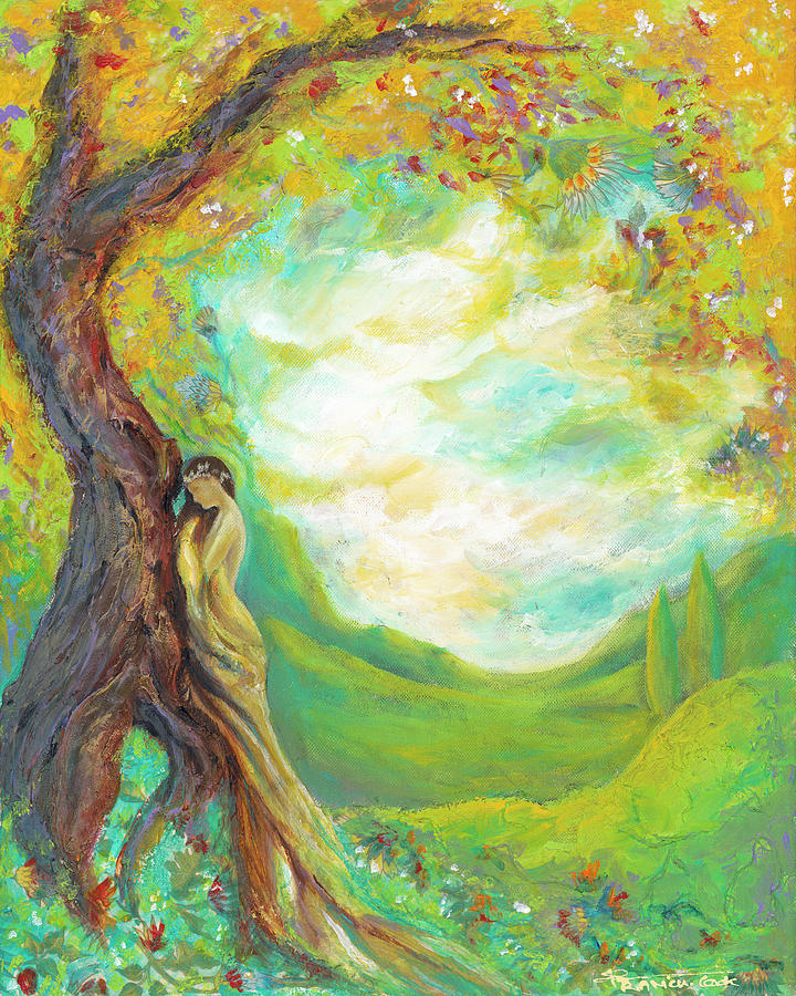 Under the Tree Painting by Valerie Graniou-Cook
