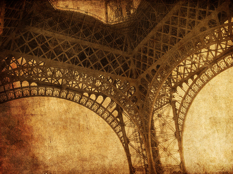 Paris Photograph - Under Tower by Andrew Paranavitana