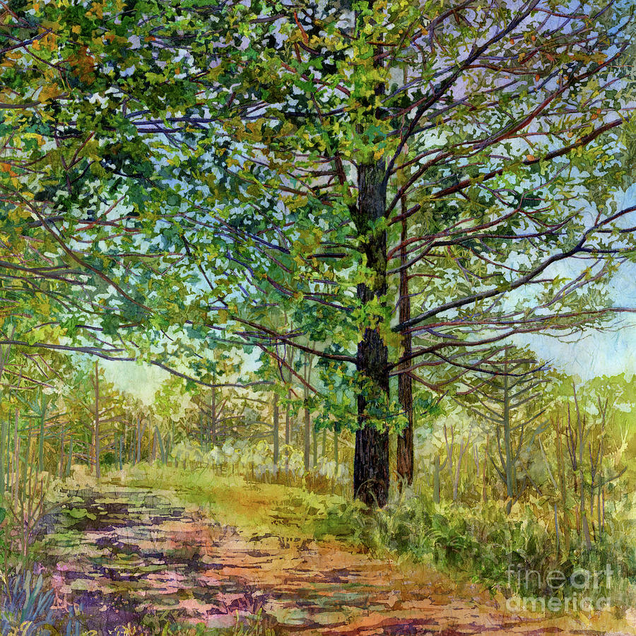 Under Tree Canopy - Two Trees Painting