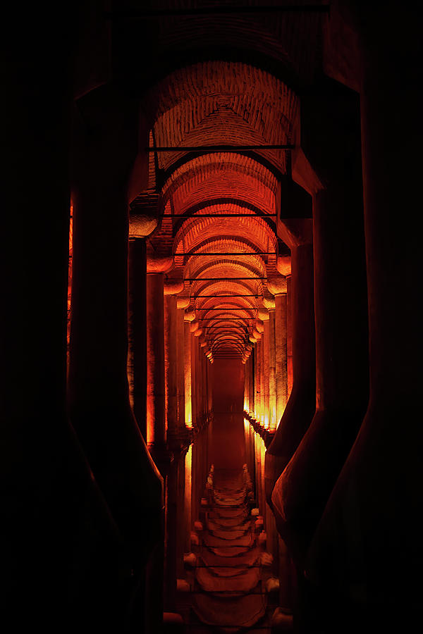 Underground Basilica Cistern In Istanbul Photograph by Artur Bogacki