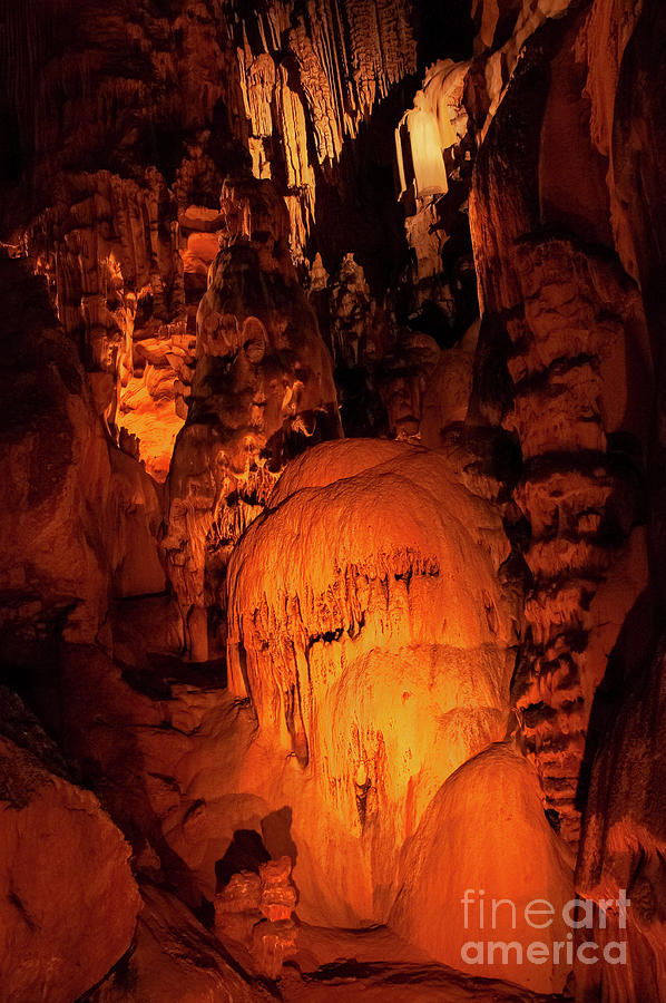 Underground Beauty at the Grotte de St. Marcel Photograph by Bob Phillips