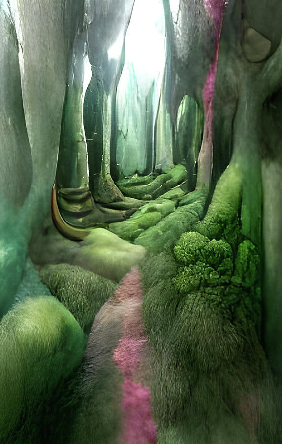 Underground Forest Digital Art by Michael Canteen