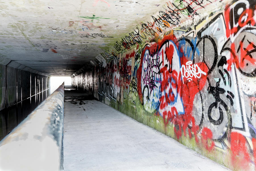 Underground passageway Photograph by Nick Mares