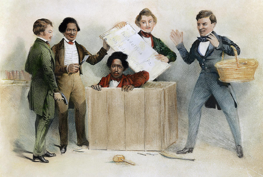 Underground Railroad, 1850 Painting by Granger
