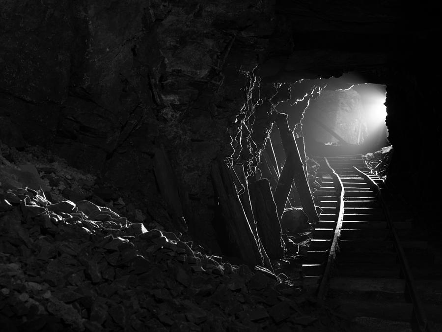 Underground tunnel,Jersey. Photograph by Alan_Lagadu