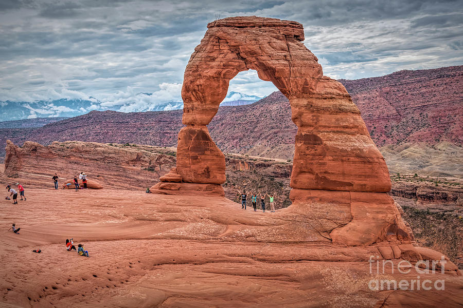 Arches National Park Photograph - Underneath the Arches by Viv Thompson