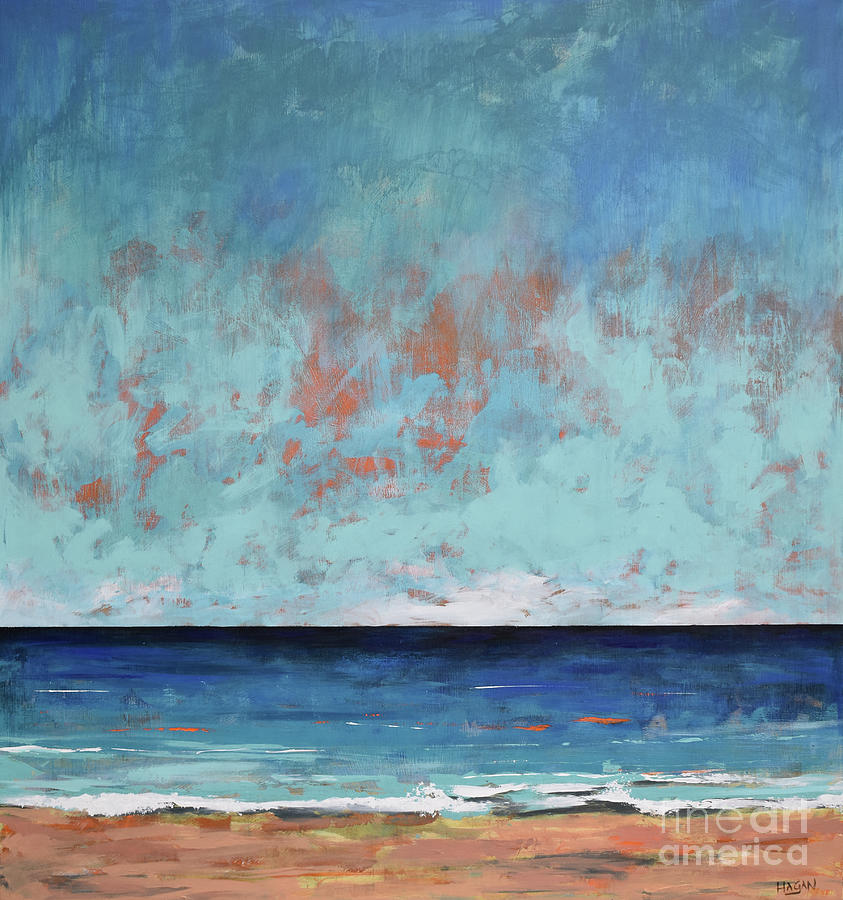 Beach Painting - Underneath the Waves by Sean Hagan