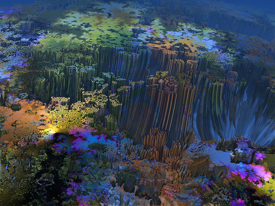 Undersea Landscape Digital Art by Blair Gibb