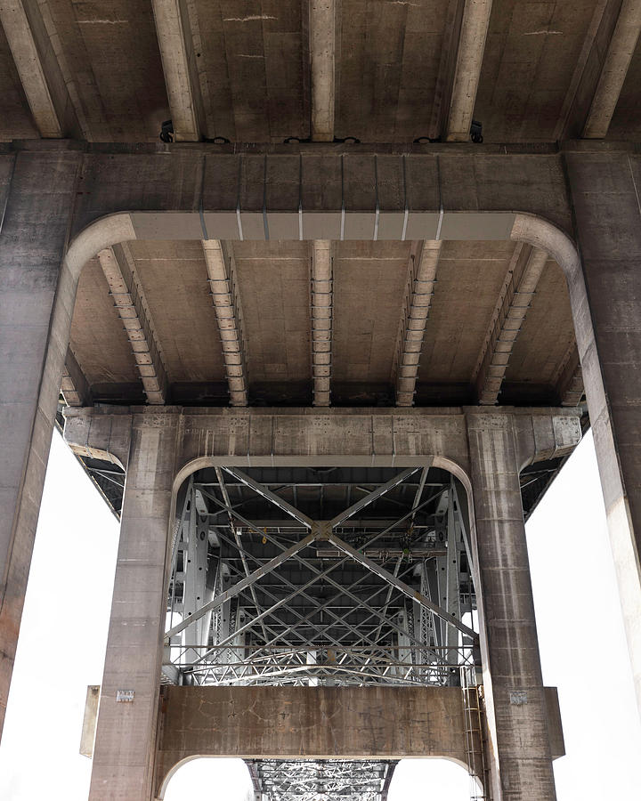 Underside of Granville Street Bridge Photograph by Alan Poon | Fine Art ...