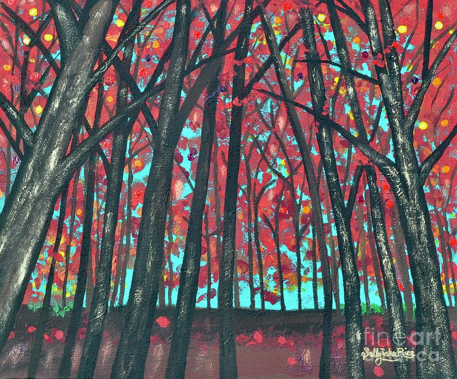 Tree Painting - Understanding  by Sally Tiska Rice