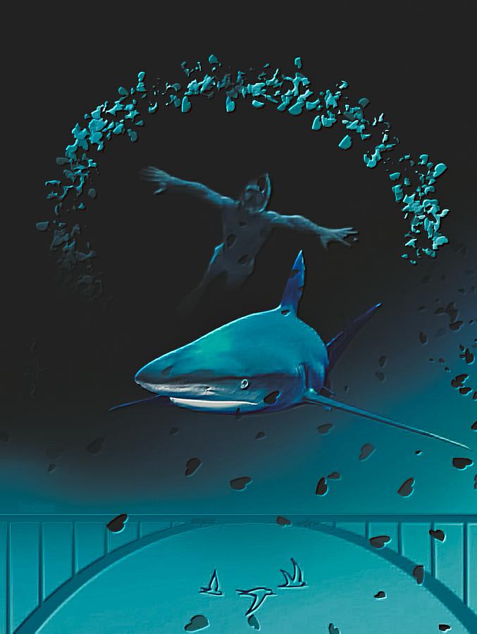 Underwater  Digital Art by Auranatura Art