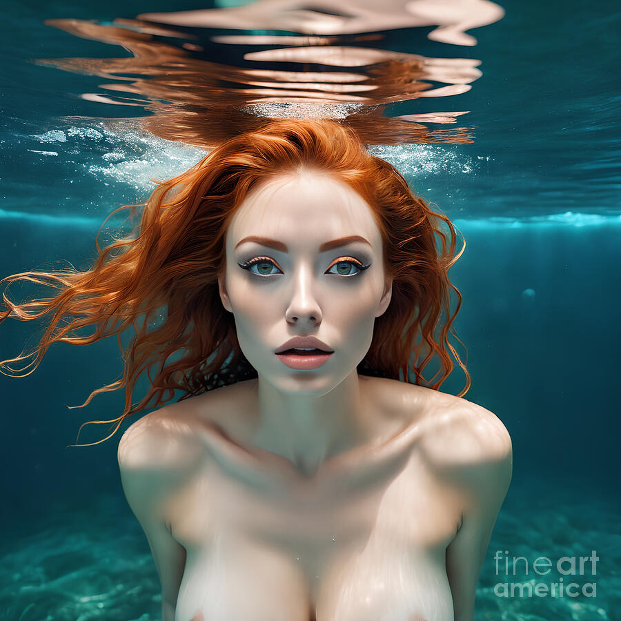 Nude Photograph - Underwater Beauty 15 by Jt PhotoDesign