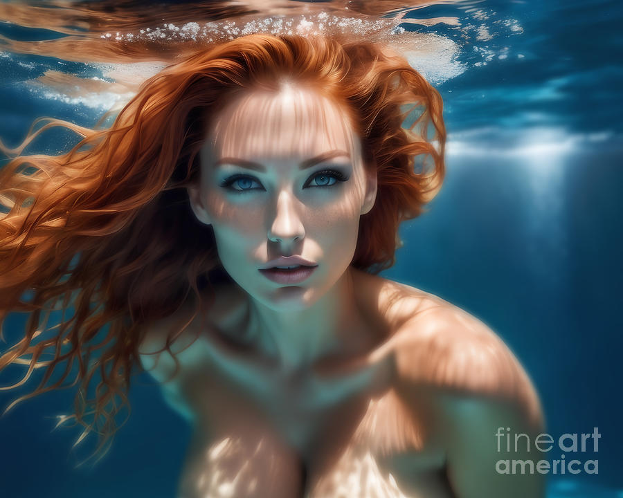Nude Photograph - Underwater Beauty 5 by Jt PhotoDesign