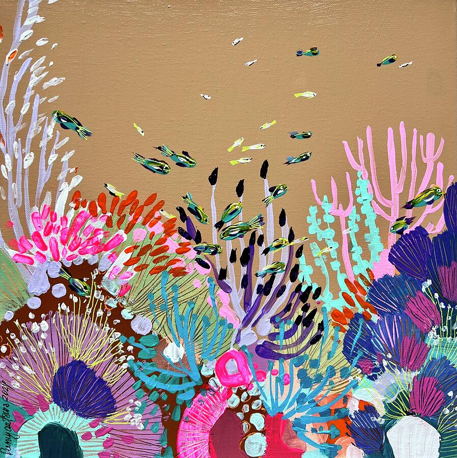 Fish Painting - Underwater Life 1 by Irina Rumyantseva
