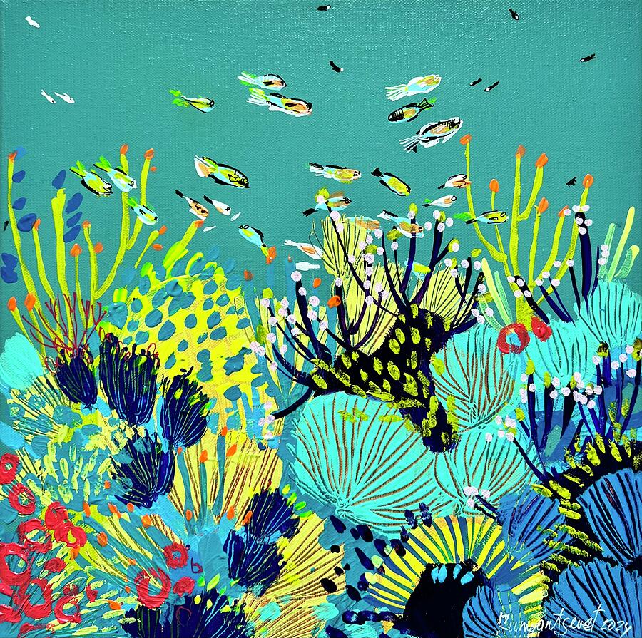 Underwater Painting - Underwater Life 4 by Irina Rumyantseva