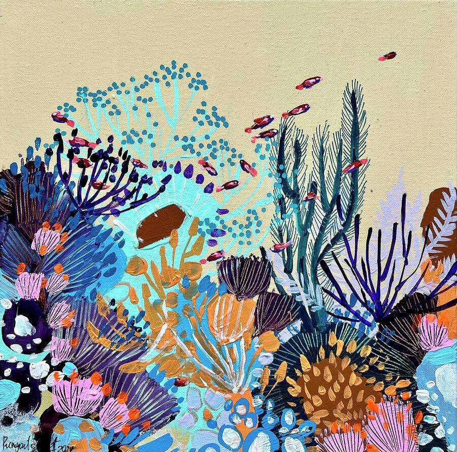 Nature Painting - Underwater Life 6 by Irina Rumyantseva