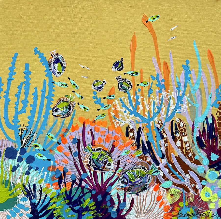 Nature Painting - Underwater Life 8 by Irina Rumyantseva
