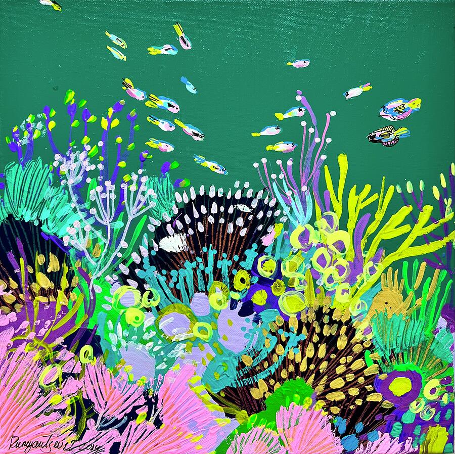 Nature Painting - Underwater Life  by Irina Rumyantseva