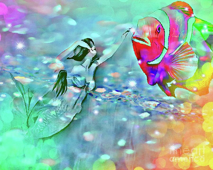 Underwater Magic Mixed Media by Lauries Intuitive