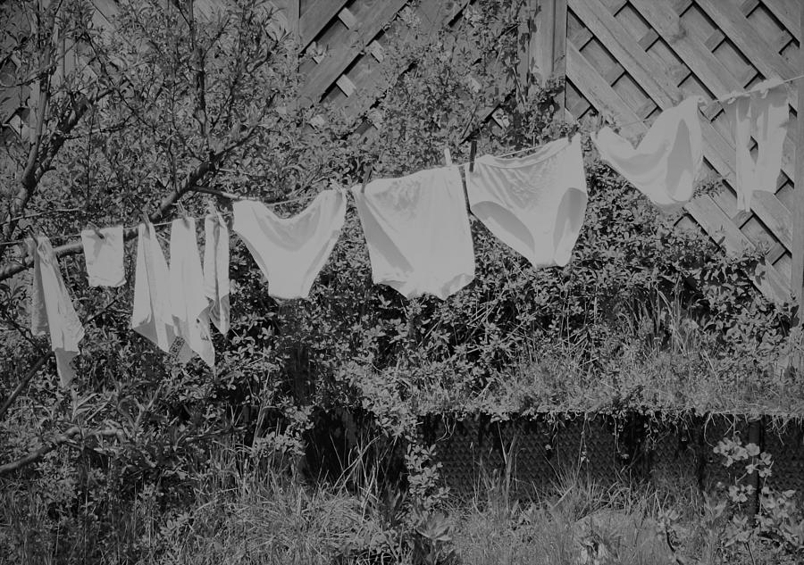 Underwear on clothes line by NoPlanB