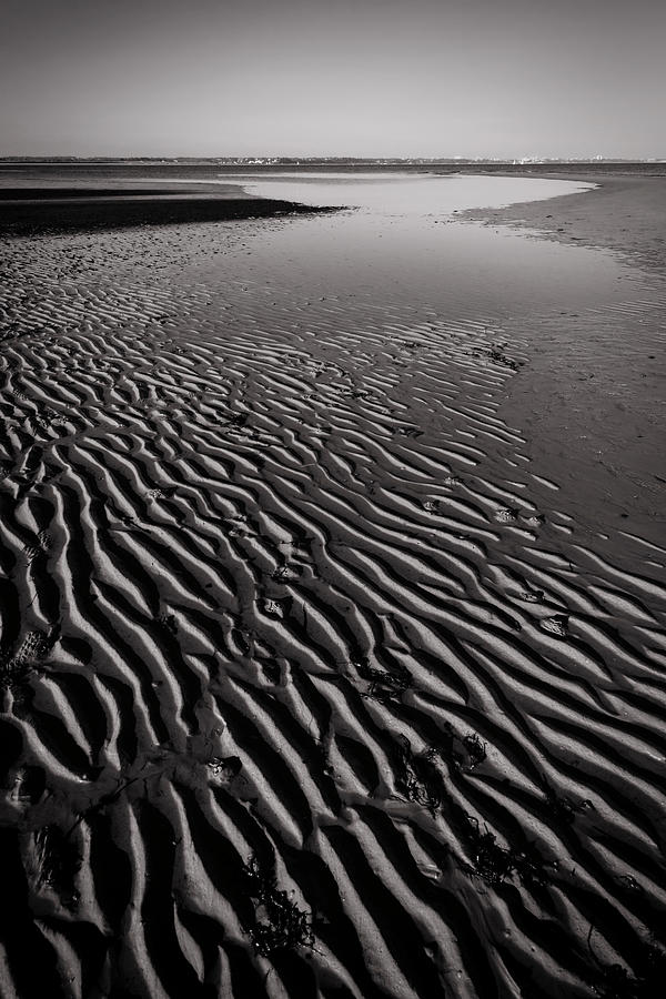 Undulations in the sand at dusk at Studland bay, Dorset Photograph by Victoria Ashman