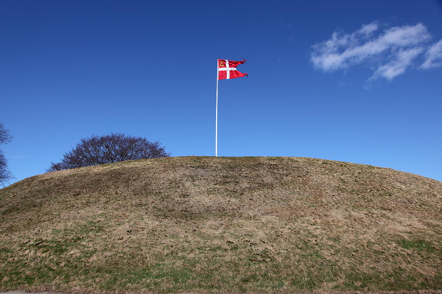 UNESCO World Heritage - Burial mound Jelling Denmark Photograph by Pejft