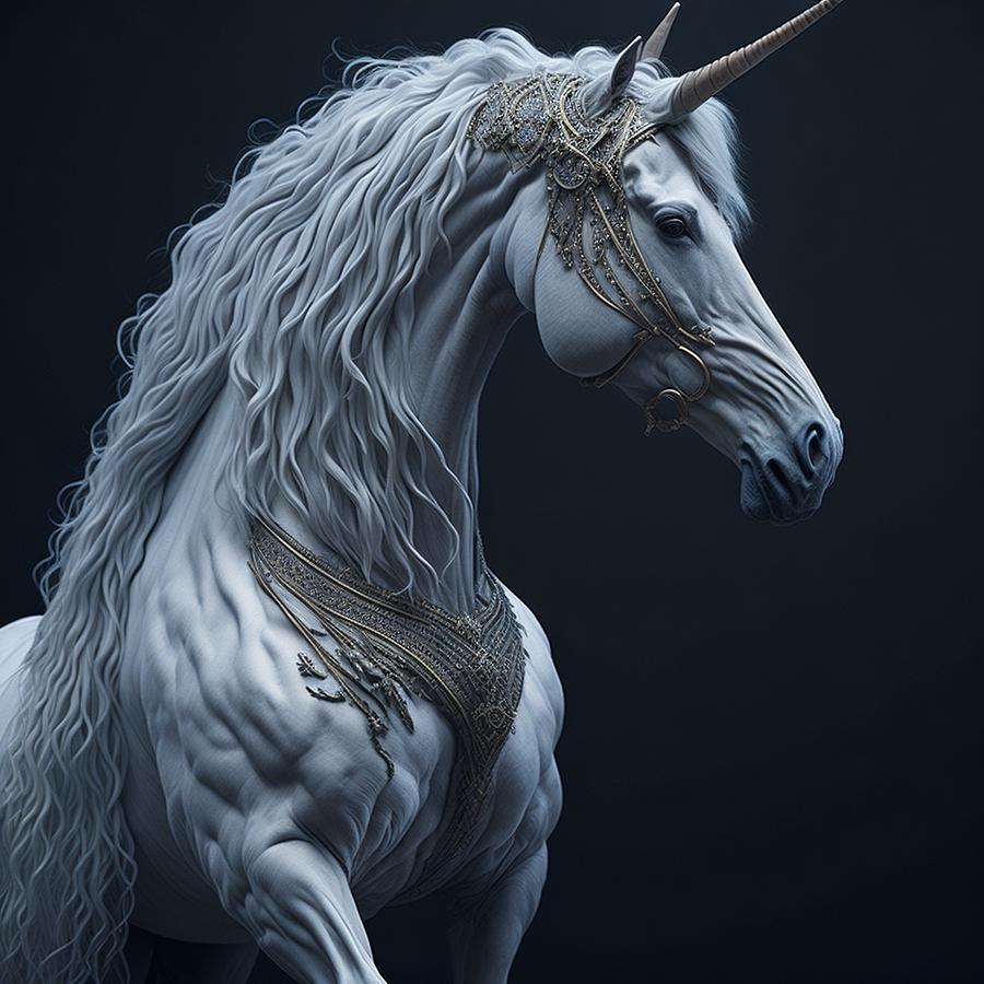 Unicorn Ai Digital Art by Dreamz - - Fine Art America