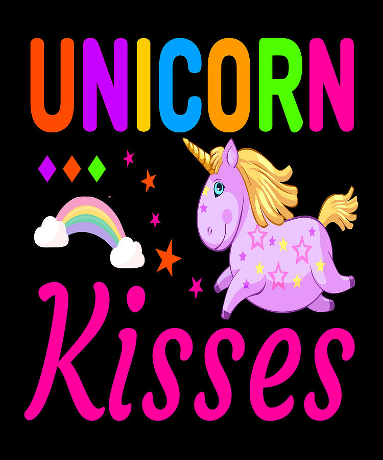 Unicorn Kisses Digital Art by Alberto Rodriguez Fine Art America