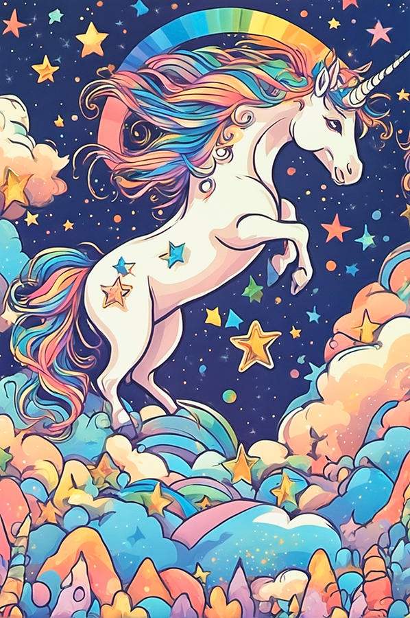 Unicorn Digital Art