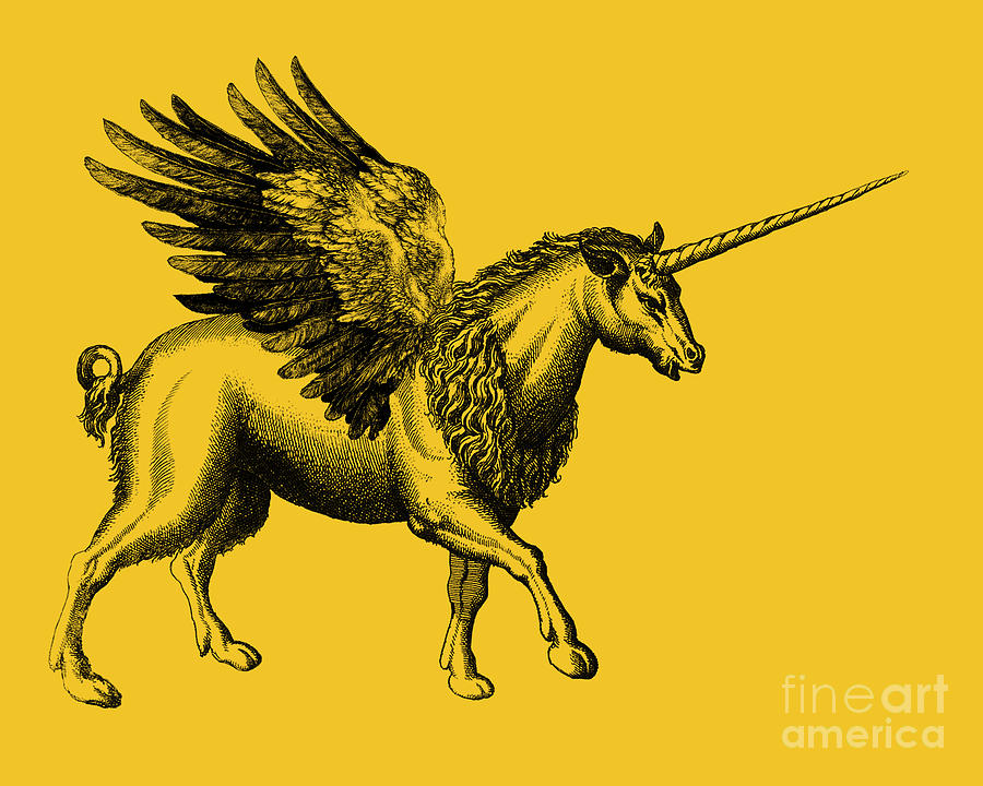 Greek Digital Art - Unicorn Myth by Madame Memento