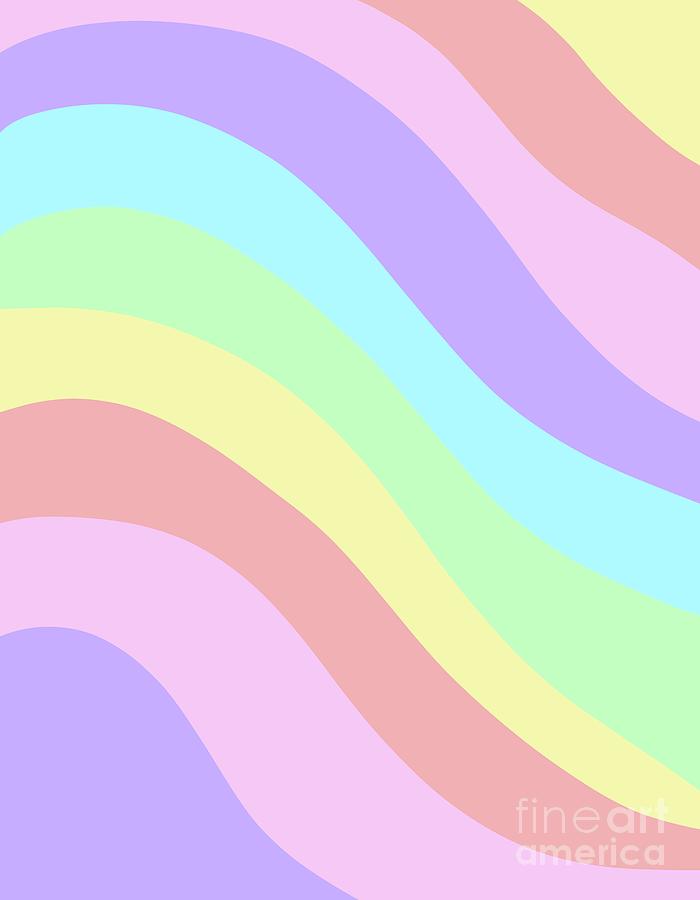 Unicorn Retro Summer Wave #1 #minimal #decor #art Digital Art by Anitas ...