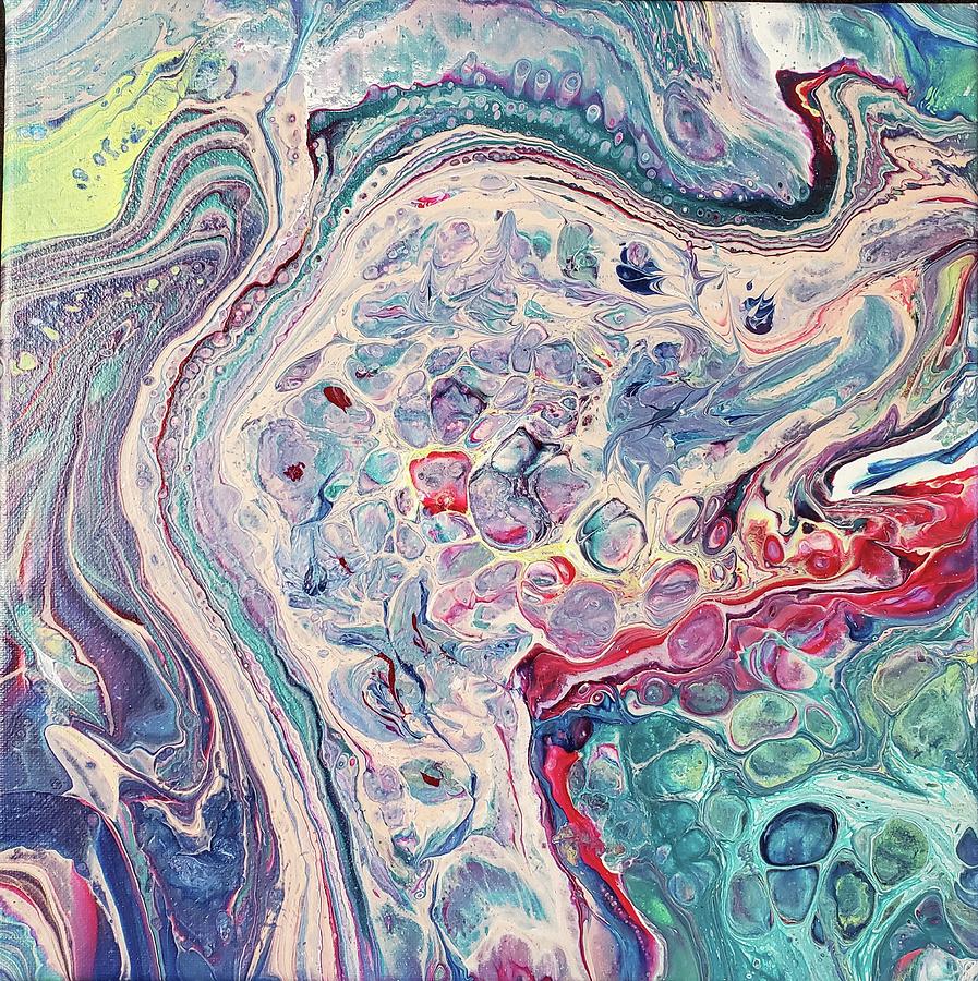 Unicorn Waterfalls Painting by Shades Of Cray Enterprises LLC - Fine ...