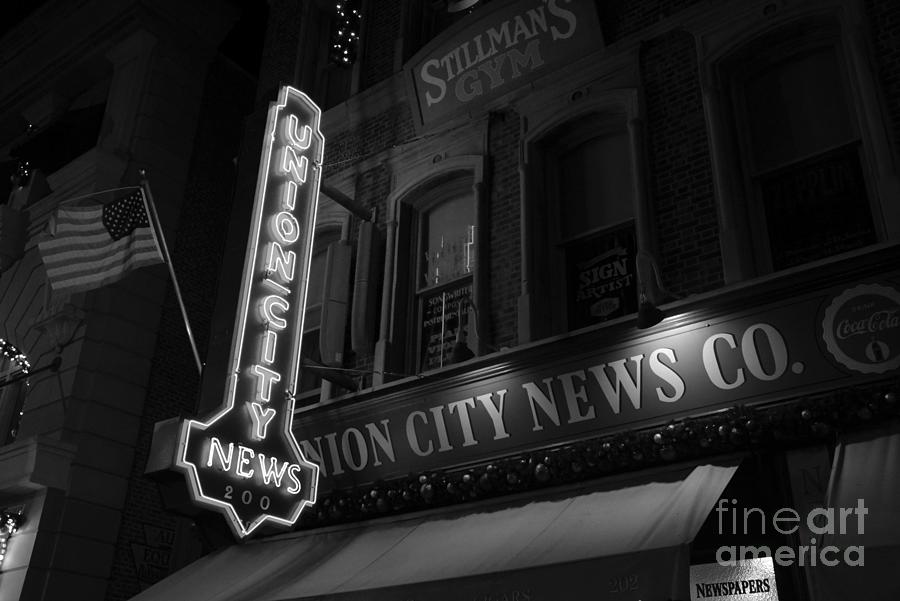 Union City News sign Photograph by David Lee Thompson
