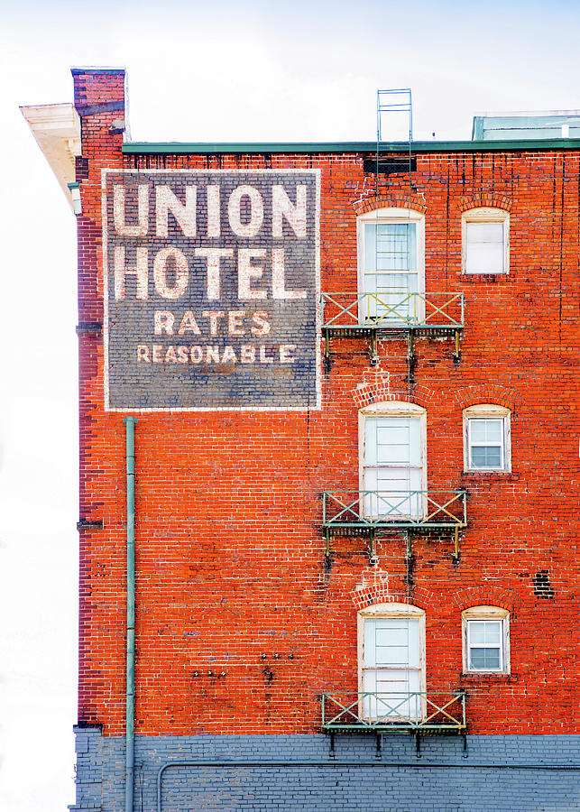 Union Hotel.Meridian.Mississippi Photograph by Anthony John Coletti