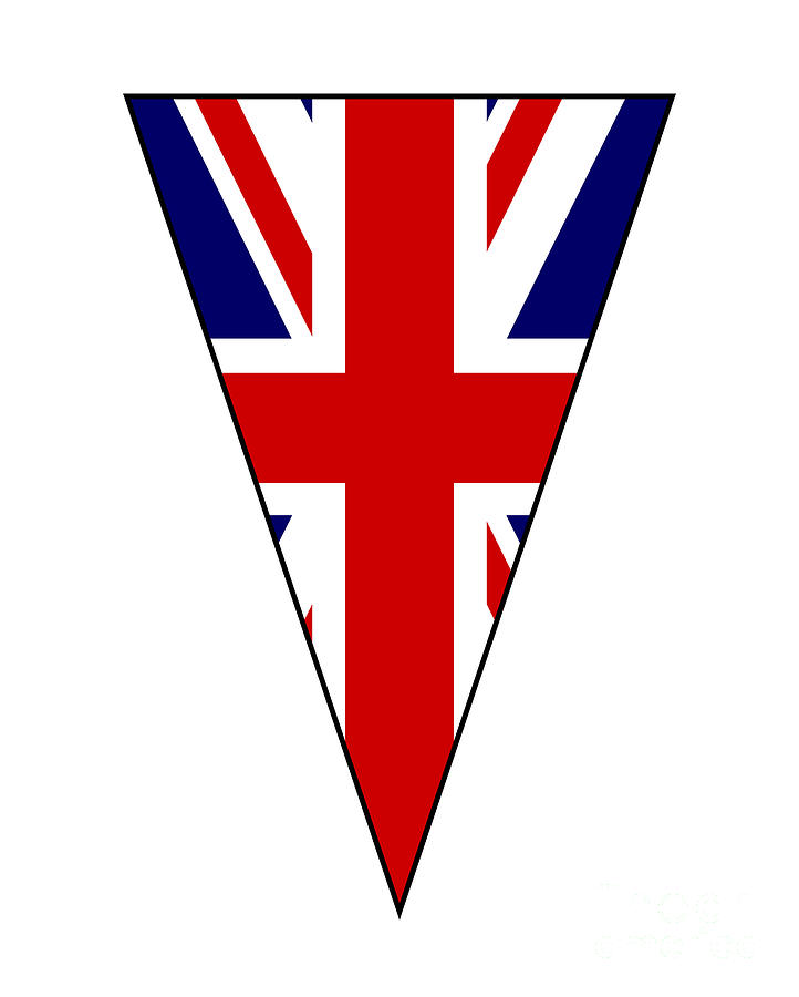 union jack triangle bunting