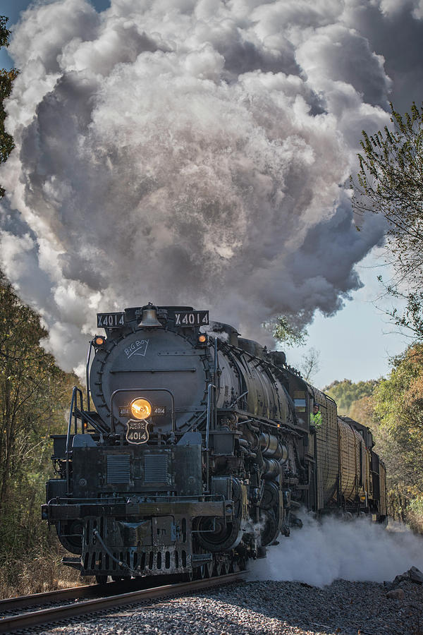 Train Photograph - Union Pacific Big Boy 4014 at Hope Arkansas by Jim Pearson