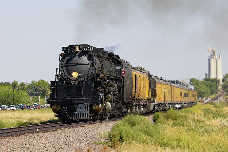 Union Pacific Big Boy Leaves Town Photograph by Tony Hake
