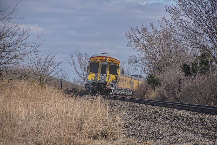 Union Pacific Caboose  Photograph by Alan Hutchins