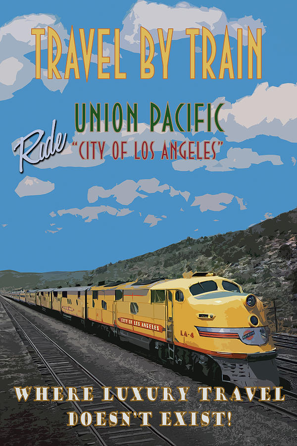 Union Pacific City of Los Angeles Photograph by Ken Smith